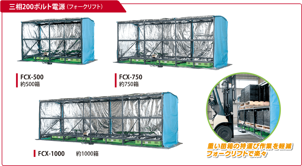 タイショー｜フォークリフト発芽器 FCX-750 - 3